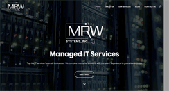 Desktop Screenshot of mrwsystems.com